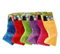 Energy Colors Textil Hogar - Original - Paños de Cocina Rizo Extra Absorbentes Gran Tamaño 30 x 40 cm (Liso Microfibra, 6)