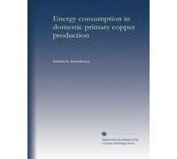 Energy consumption in domestic primary copper production