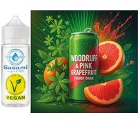 Energy Drink aspérula olorosa y pomelo rosa aroma concentrado - Vegano - Sasami - 100ml