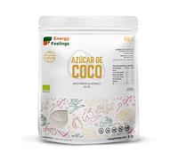 Energy Feelings Azúcar de Coco Ecológico | Azúcar de Flor de Coco Integral Orgánico | Azúcar de Coco Natural con Bajo Índice Glucémico | Sin Gluten | Vegano | Pack XXL 2Kg