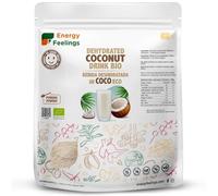 Energy Feelings Bebida de Coco Deshidratada en Polvo 1kg, Leche en Polvo Sin Lactosa y Sin Azúcares Añadidos, Vegano, Contiene Maltodextrina, Eco Coconut Milk
