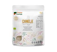 Energy Feelings Canela De Ceylan En Polvo Ecológica | Especia 00% Natural Orgánica | Canela De Ceilán Molida | Vegana | Sin Gluten | Sin Lactosa | Antioxidante