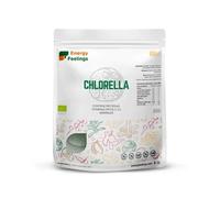 Energy Feelings Chlorella Ecológica - 1000 g, Chlorella Vegana, 60% de Proteína, Rica en Vitaminas y Minerales, Efecto Desintoxicante, Sin Lactosa, Sin Gluten y Sin Azúcar Añadido