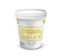 Energy Feelings Cúrcuma Chai Latte Ecológico, Cúrcuma en Polvo con Jengibre y Pimienta, Apto para Veganos, Sin Lactosa, Sin Gluten, 250 gr