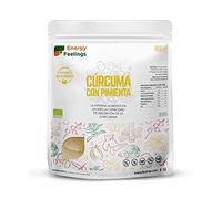 Energy Feelings – Polvo de Cúrcuma con Pimienta – Eco Vegan Sin Gluten – 1 kg