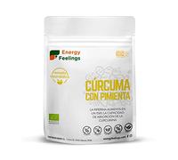 Energy Feelings Cúrcuma con Pimienta Polvo Eco Vegan sin Gluten 200g