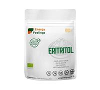 Energy Feelings Eritritol Granulado, 0% Kcal, Edulcorante y Endulzante Natural, Sin Azúcar, Sin Gluten, Vegano, Edulcorante para Cocinar, 200G