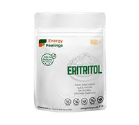 Energy Feelings Eritritol granulado | 0% Kcal | Edulcorante y Endulzante Natural | Sin Azúcar | Sin Gluten | Vegano | Edulcorante para Cocinar | 200g