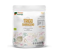Energy Feelings Harina de Trigo Sarraceno, Ecológica y Vegana, Harina Integral Sin Gluten, Fácil Digestión, Apta para Cualquier Dieta, 1,2 Kg