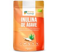 Energy Feelings Inulina en Polvo Bio de Agave, Inulina Pura Vegetal Prebiótico, Fibra Dietética, Sin Azúcar, Sin Gluten, Vegana, color Blanco, 200 g