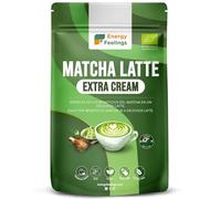 Energy Feelings Matcha Latte Ecológico Extra Cream 500g, Mix Té Matcha Japonés Premium Instáneo en Polvo, Sin Gluten, Sin Azúcares Añadidos, Vegano. Fortalece Sistema Inmunitario