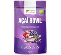 Energy Feelings Mix Acai Polvo Orgánico 500g, Preparado para Açai Bowl, 10 Raciones, Sin Gluten y Sin Lactosa, Fruta en Polvo, Fuente Natural de Antioxidantes y Fibra Soluble, Vegano