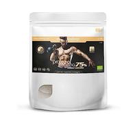 Energy Feelings Proteina Vegana 75% Premium sabor vainilla - 1 Kg rica en BCAA ingredientes de máxima calidad-100% ecológica