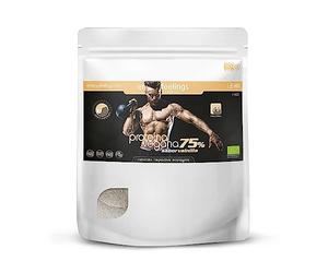 Energy Feelings Proteina Vegana 75% Premium sabor vainilla - 1 Kg rica en BCAA ingredientes de máxima calidad-100% ecológica
