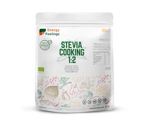Energy Feelings Stevia Natural 1kg, Saborizantes Sin Azúcar y Sin Calorías, Stevia Pura Orgánica en Polvo, Edulcorante a Base de Eritritol