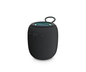 Energy Sistem- Altavoz Bluetooth (Bluetooth 5.3, 18 Horas de batería, IPX6, True Wireless, Plástico 100% Reciclado, Luces LED) (Negro)