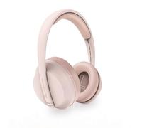 Energy Sistem Auriculares Bluetooth Hoshi Eco (Plástico 100% Reciclado GRS, Bluetooth 5.3, 23h de batería, Diadema Ajustable, Deep Bass, Asistente de Voz) (Pink)