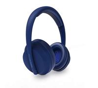 Energy Sistem Auriculares Bluetooth Hoshi Eco (Plástico 100% Reciclado GRS, Bluetooth 5.3, 23h de batería, Diadema Ajustable, Deep Bass, Asistente de Voz) (Blue)