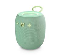 Energy Sistem Bloom - Altavoz Bluetooth (Bluetooth 5.3, 18 Horas de batería, IPX6, True Wireless, Plástico 100% Reciclado, Luces LED) (Verde)