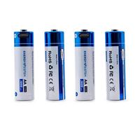 Energy Sistem Charge Pro C AA - Pilas Recargables en Tan Solo 2.5 Horas con Capacidad 3600 mWh / 2400 mAh y Carga Type C