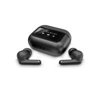Energy Sistem Display ANC Auriculares True Wireless Bluetooth con Cancelación Activa de Ruido IPx5 Negros