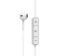 Energy Sistem Earphones Bluetooth Style 1 Snow Auriculares con Micrófono (Bluetooth 5.1, 8h de batería, Crystal Clear Sound, Type C) - Blanco