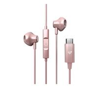 Energy Sistem - EasyPods Auriculares Alámbrico Dentro de oído Llamadas/Música USB Tipo C Oro rosa
