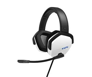 Energy Sistem ES Gaming Headset ESG 4 Surround 7.1 White (Luces LED, Sonido Surround 7.1, Almohadillas circumaurales de Cuero)- Blanco