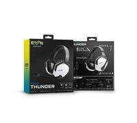 Energy Sistem - ESG 3 White Auriculares Alámbrico Banda para cuello Juego Negro, Blanco