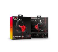 Energy Sistem - ESG 4 Surround 7.1 Auriculares Alámbrico Diadema Juego USB tipo A Negro, Rojo