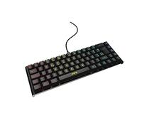 Energy Sistem Gaming Keyboard ESG K4 KOMPACT-RGB Teclado Gamer (69 Teclas, Luces RGB, Cable extraíble, Membrana) - Negro