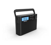 Energy Sistem Kitchen Radio - Radio FM de Cocina con Display y Doble Alarma/Altavoz 1W Calidad Pro/Antena Telescópica sin Interferencias/Alimentación Corriente y Pilas AA/Temporizador y Reloj