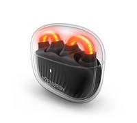Energy Sistem Lightpods Dark - Auriculares Open Sound Tipo Pendiente con 25h de batería/Diseño Curved-Fit/Micrófono ENC/Protección IPX4 / Sonido direccional/Bluetooth inalámbrico