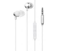 Energy Sistem - Metallized Auriculares Alámbrico Dentro de oído Llamadas/Música Plata, Blanco