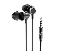 Energy Sistem Metallized Auriculares intrauditivos (Micrófono, Jack 3,5 mm, Aluminio, Plástico Reciclado) Negro