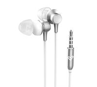 Energy Sistem Metallized Auriculares intrauditivos (Micrófono, Jack 3,5 mm, Aluminio, Plástico Reciclado) Blanco