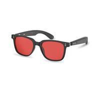 Energy Sistem Night Mode - Gafas Inteligentes Lente Roja Relax/Filtro Luz Azul y UV400 / Bluetooth y Audio Open Ear/Sensor Hall Encendido Auto / IPX5 Resistente al Agua / 5h Autonomía