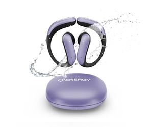 Energy Sistem PulseFit Auriculares Inalambricos Bluetooth 5.4 Deportivos True Wireless Secure-Fit IPX5 Resistente al Agua 22H Bateria Microfono Cascos Running Gym (Lavender)