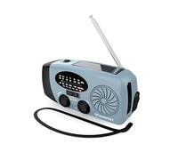 Energy Sistem Radio Emergencia Solar y Manivela Am/FM/SW/Linterna LED 3W / Power Bank USB/Carga Dinamo y Solar/Receptor Multibanda de Gran Alcance/Resistente al Agua/Kit Supervivencia