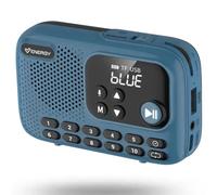 Energy Sistem - Radio portátil TunerGo FM/AM con Bluetooth, altavoz de 5 W y batería recargable de 10 horas para uso en interiores y exteriores