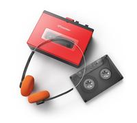 Energy Sistem Reproductor Cassette Portátil Bluetooth In/out/Batería Recargable USB-C/Altavoz y Micrófono Integrado/Sonido Analógico Retro/Incluye Auriculares Vintage/Grabación de Voz y Carga Rápida.