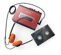 Energy Sistem Reproductor Cassette Portátil Bluetooth In/Out | Reproductor Cassette Portátil Bluetooth In/Out/ Batería Recargable USB-C / Altavoz y Micrófono Integrado/ Grabación de Voz.