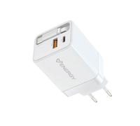 Energy Sistem Retractable Charger - Cargador retráctil / 20W / Type C/Type A/Sensor de Temperatura/Controlador de sobretensión/compatibilidad Universal