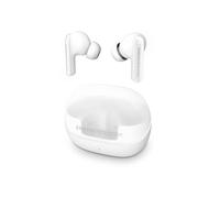 Energy Sistem Serenity ANC - Auriculares True Wireless con cancelación de Ruido (4 micrófonos, Bluetooth 5.3, plástico Reciclado, 25 Horas de batería, Certificado IPX4) Blanco