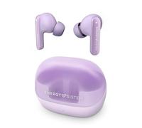 Energy Sistem Serenity ANC - Auriculares True Wireless con cancelación de Ruido (4 micrófonos, Bluetooth 5.3, plástico Reciclado, 25 Horas de batería, Certificado IPX4) Violeta