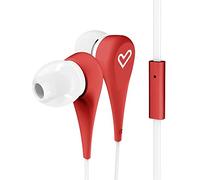 Auriculares micro energy sistem style 1+ rojo in - ear - microfono - control voz - cable plano