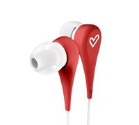 Auriculares micro energy sistem style 1+ rojo in - ear - microfono - control voz - cable plano