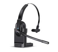 Energy Sistem Voice Pure - Auriculares inalámbricos de Oficina monoaurales con conexión a dongle USB, conexión multipunto y Base de Carga