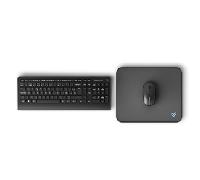 Energy Sistem Office Wireless Set 3 Silent (Teclado inalámbrico RF QWERTY, ratón óptico, Teclas Planas y switches silenciosos, USB, Resistente a líquidos)