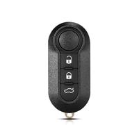 Energy01 - Carcasa para llave de coche compatible con Fiat 500, 500 L, Bravo, Doblo, Panda, Punto, Stilo, Lancia & Iveco Daily - Carcasa para llave con mando a distancia de 3 botones y hoja modelo